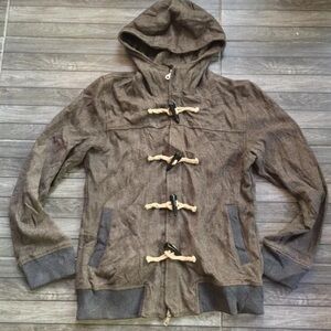 Obey wax leather jacket xs nwot